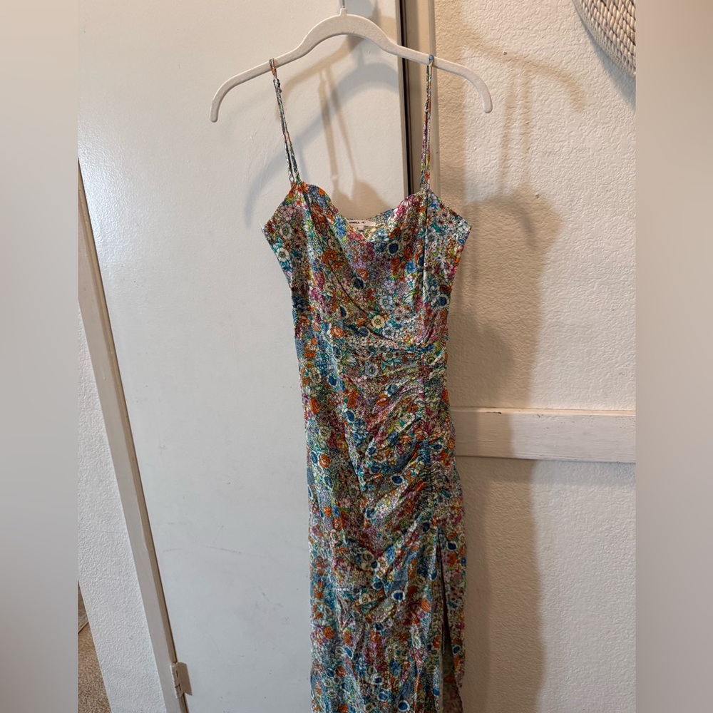O’Neill Tavia Floral Ruched Midi Dress S - Picture 5 of 12